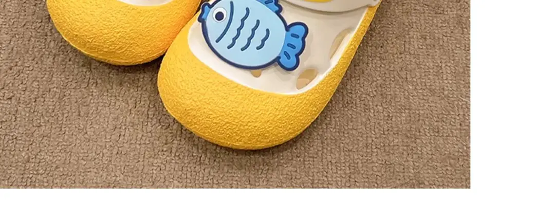 Women's Summer Outer Wear Cute Penguin Fish Baotou Thick Bottom Non-slip Two-wear Beach Sandals — feature 14
