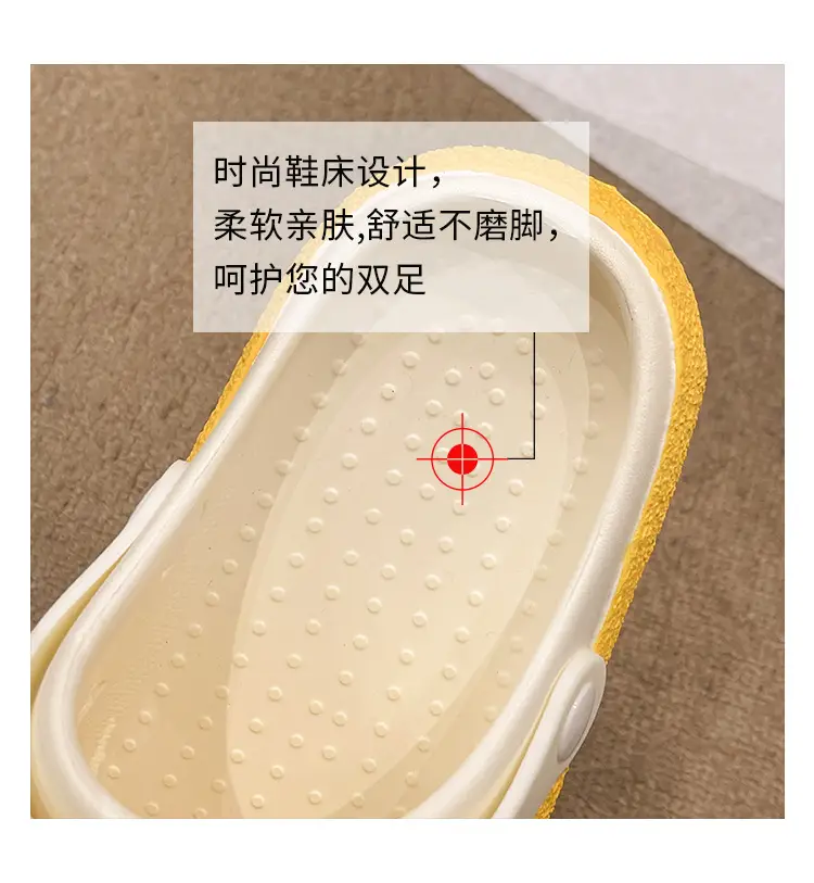 Women's Summer Outer Wear Cute Penguin Fish Baotou Thick Bottom Non-slip Two-wear Beach Sandals — feature 20