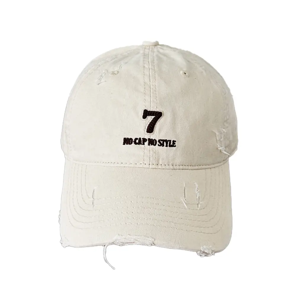 Women's Korean Vintage Wash Denim Baseball Cap Leopard Print