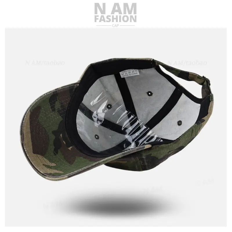 Men's Camo Vintage Baseball Cap Same Style Fashion