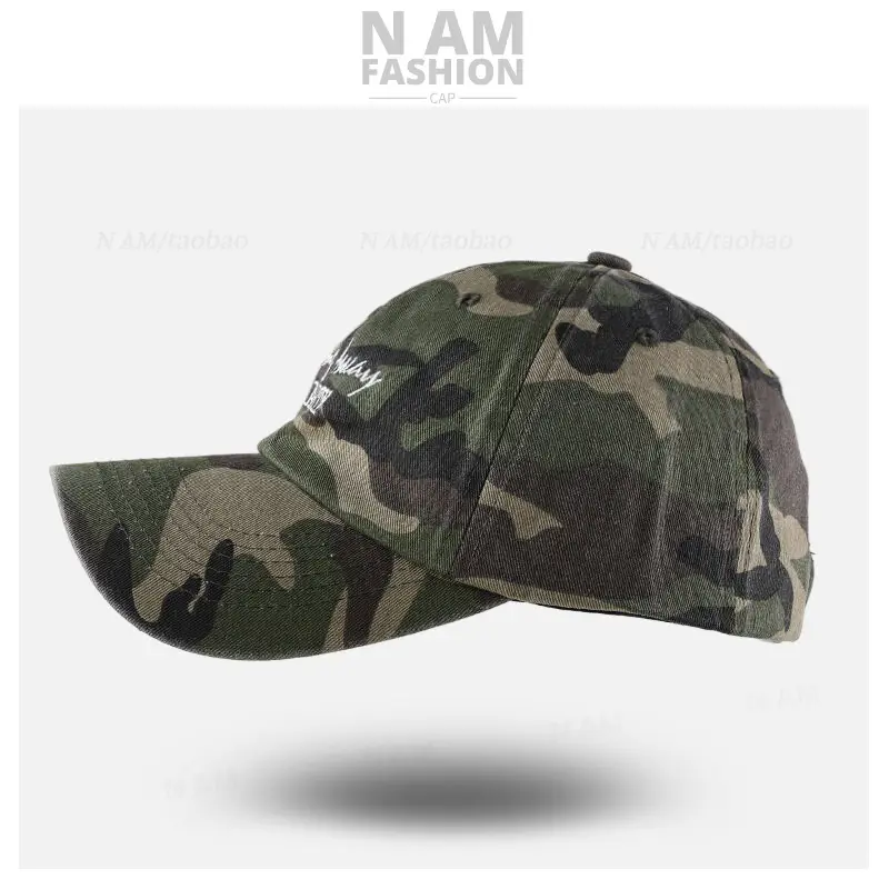 Men's Camo Vintage Baseball Cap Same Style Fashion — feature 7