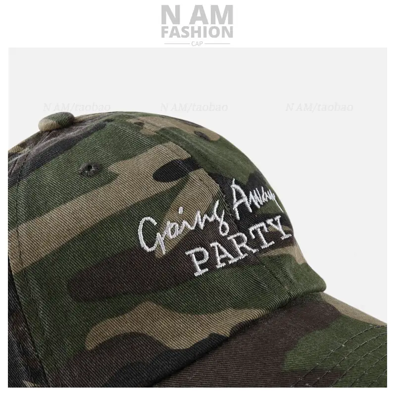 Men's Camo Vintage Baseball Cap Same Style Fashion — feature 9