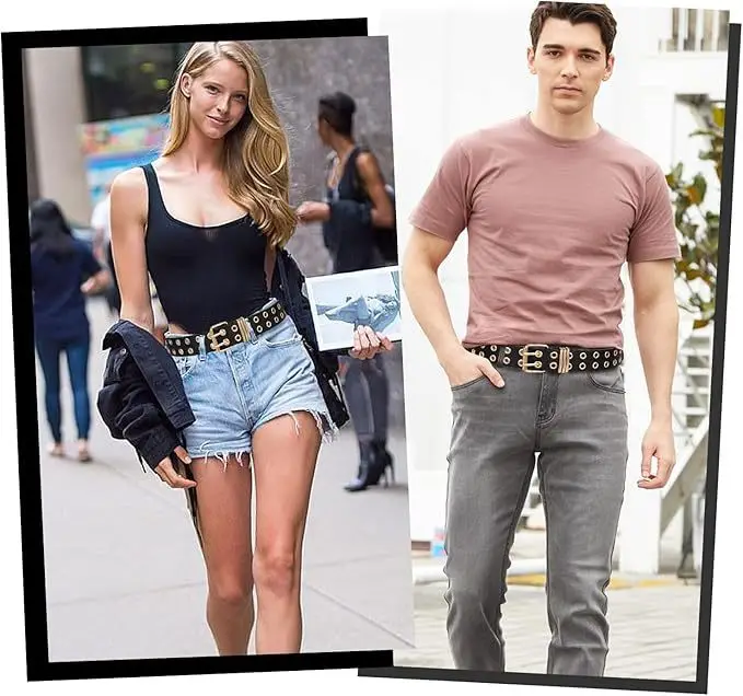 European American Punk Style Chain Belt with Buckle — feature 4