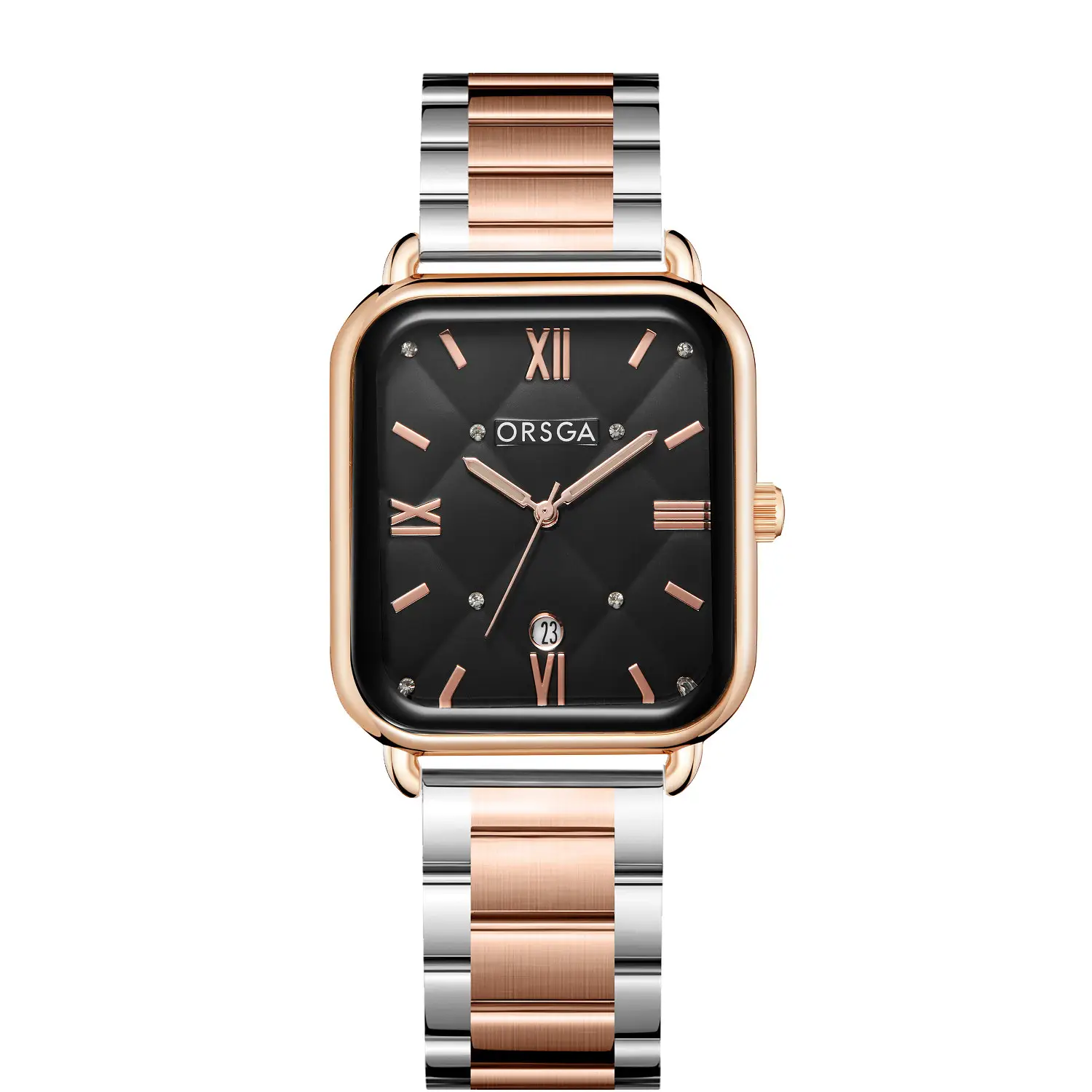 Orsga Black Square Quartz Watch for Women - Image 10