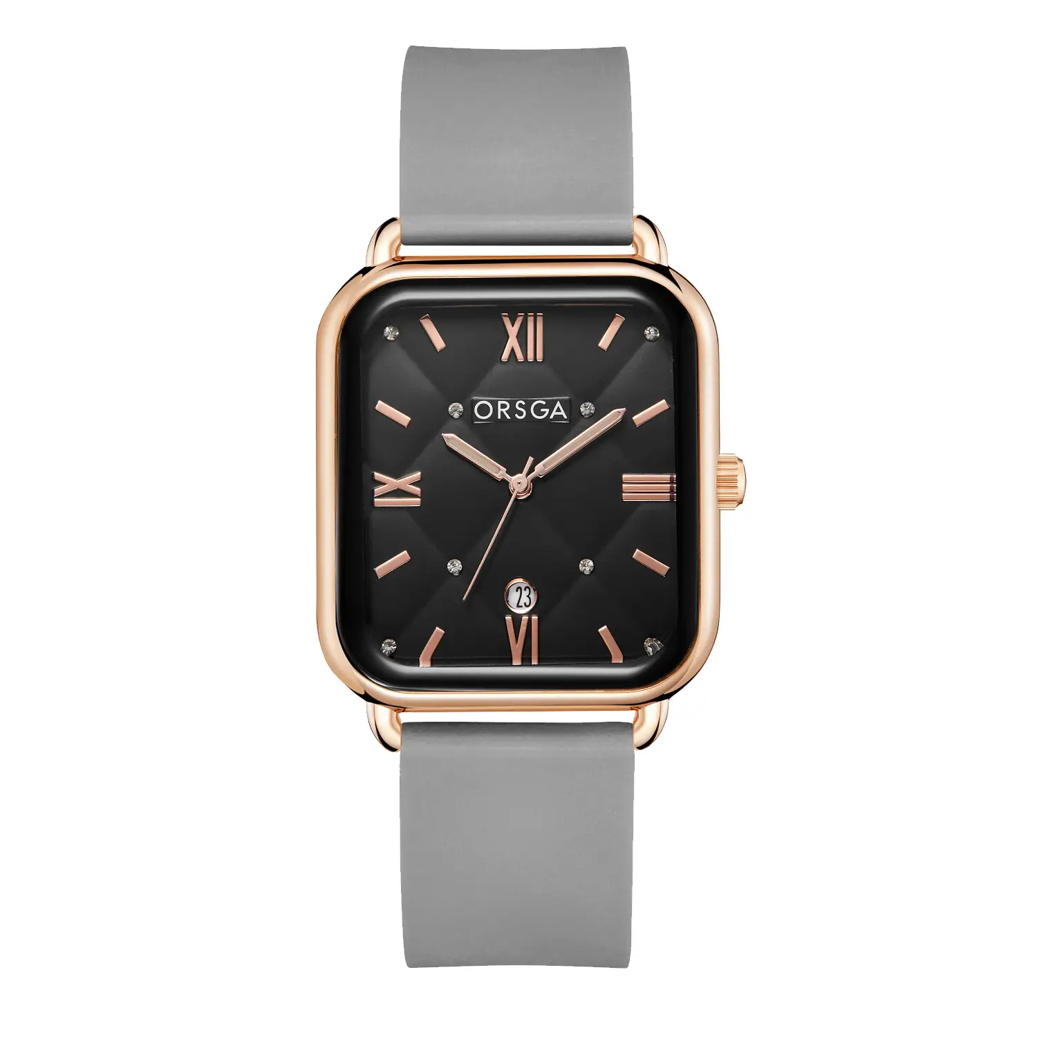 Orsga Black Square Quartz Watch for Women - Image 30