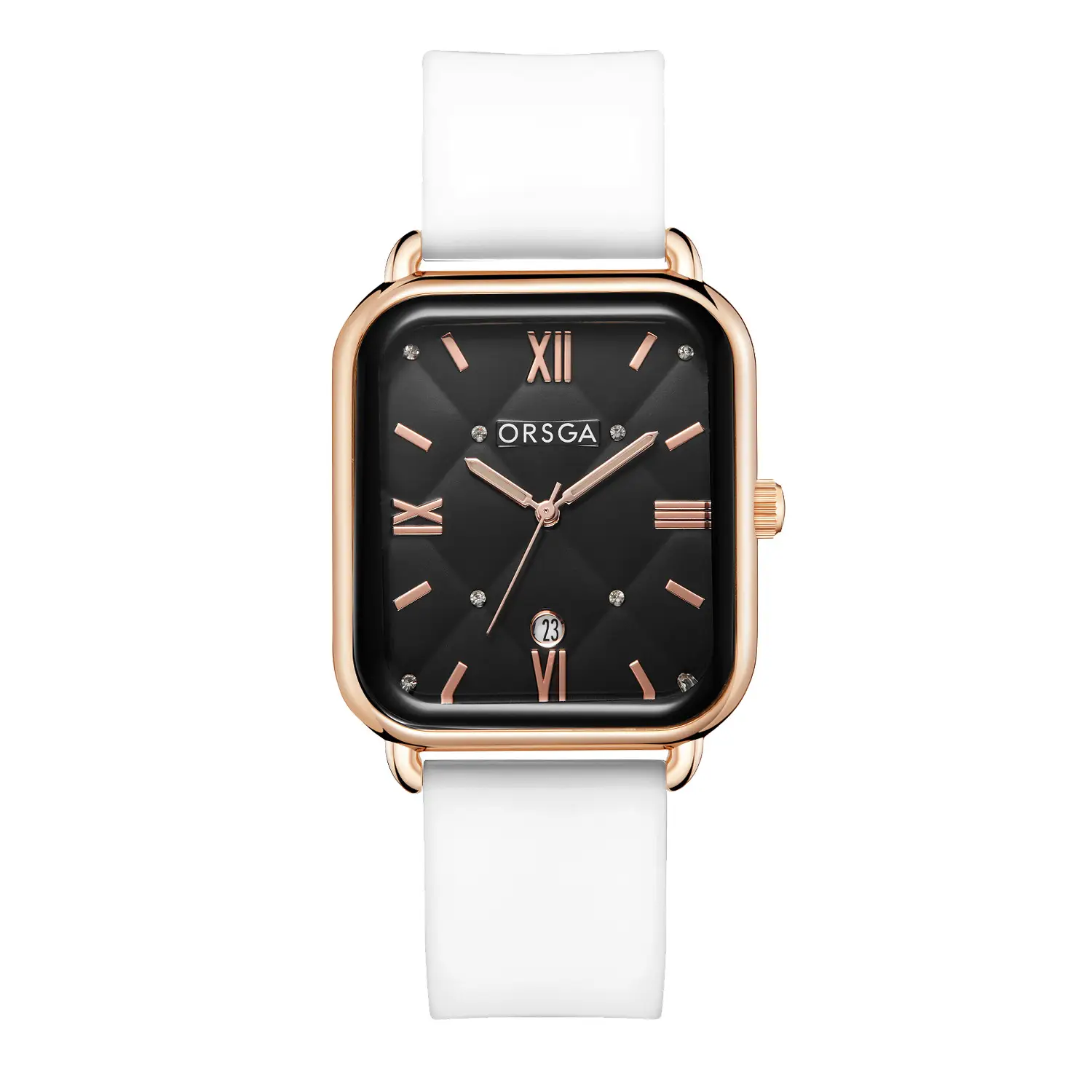 Orsga Black Square Quartz Watch for Women - Image 31