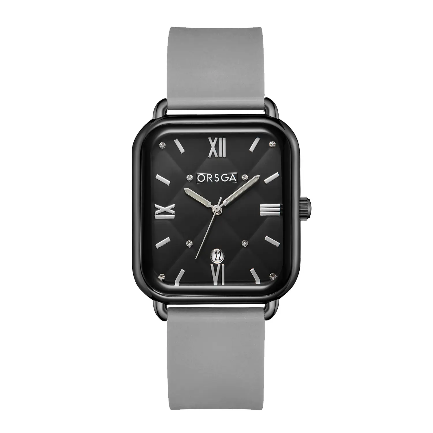 Orsga Black Square Quartz Watch for Women - Image 36
