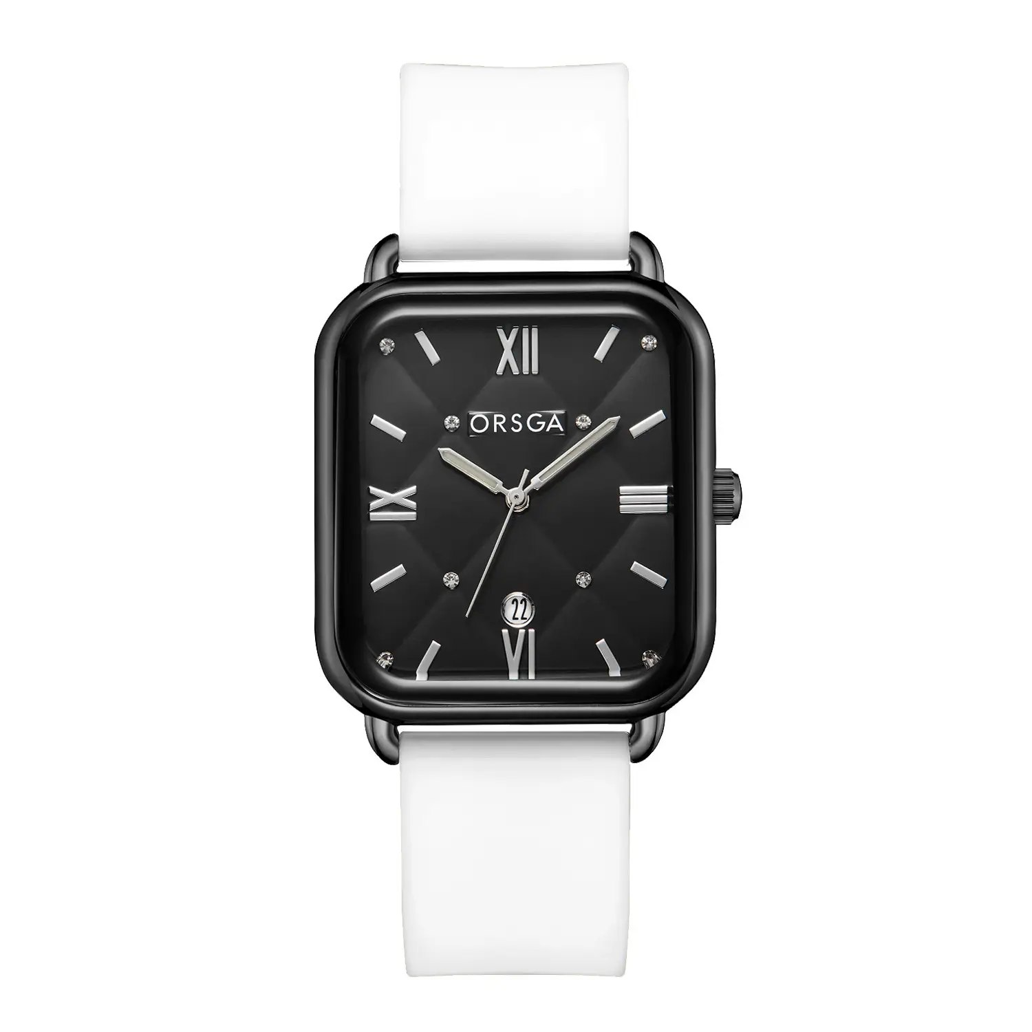 Orsga Black Square Quartz Watch for Women - Image 37
