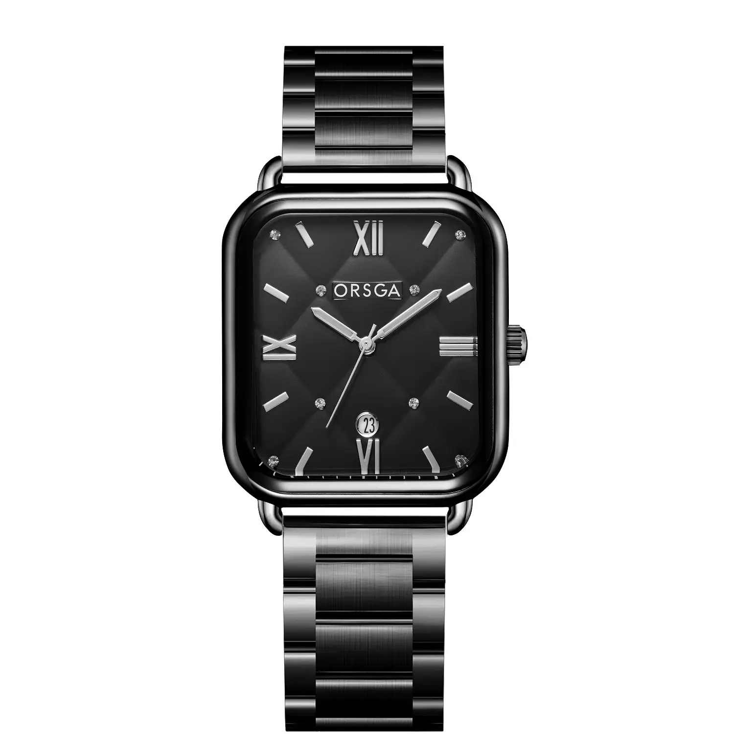 Orsga Black Square Quartz Watch for Women - Image 6