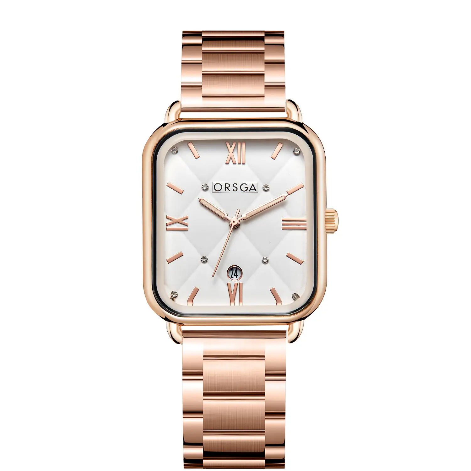 Orsga Black Square Quartz Watch for Women - Image 7