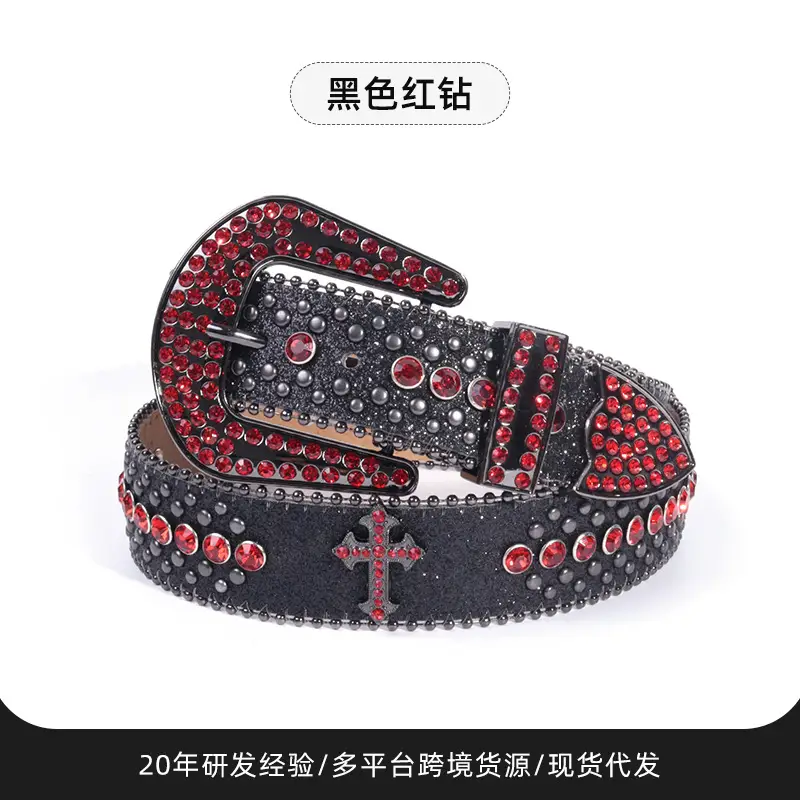 Rhinestone Croc Belt for Men Women Wholesale