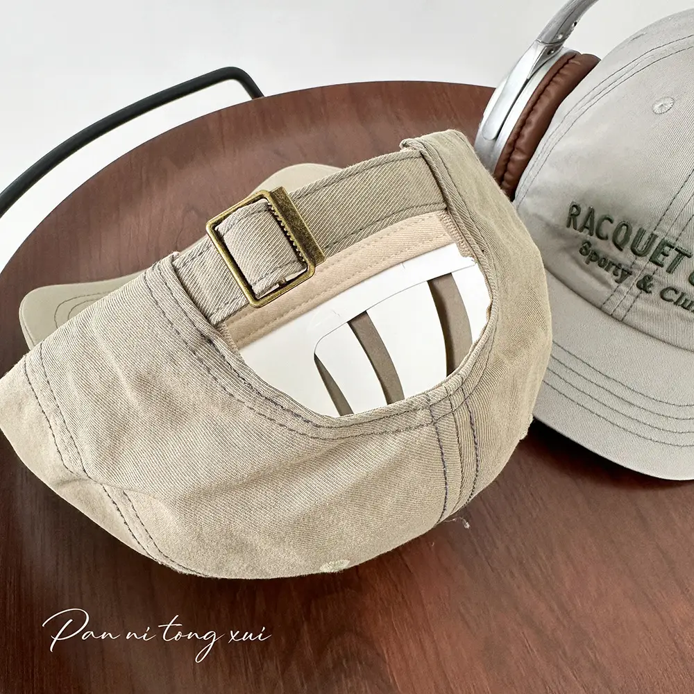 Vintage Letter Embroidered Baseball Cap for Men Women