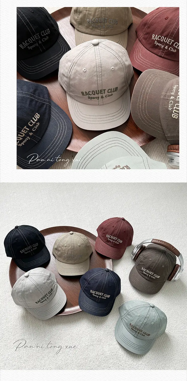 Vintage Letter Embroidered Baseball Cap for Men Women — feature 26