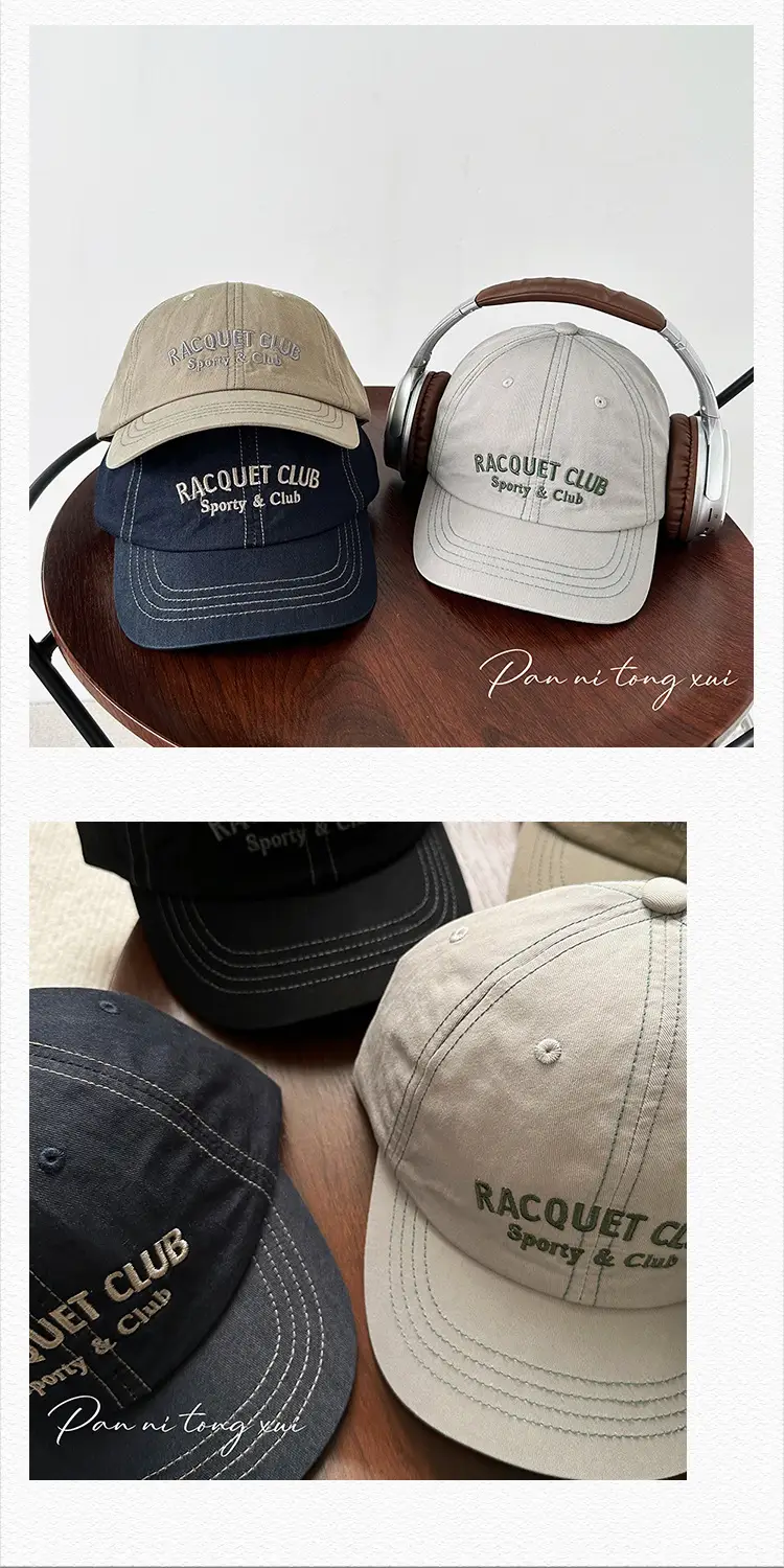 Vintage Letter Embroidered Baseball Cap for Men Women — feature 27