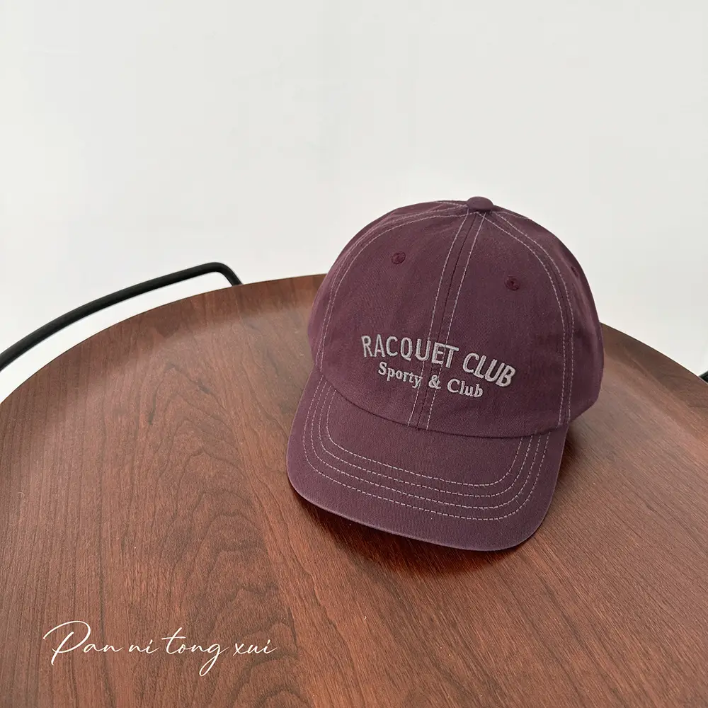 Vintage Letter Embroidered Baseball Cap for Men Women