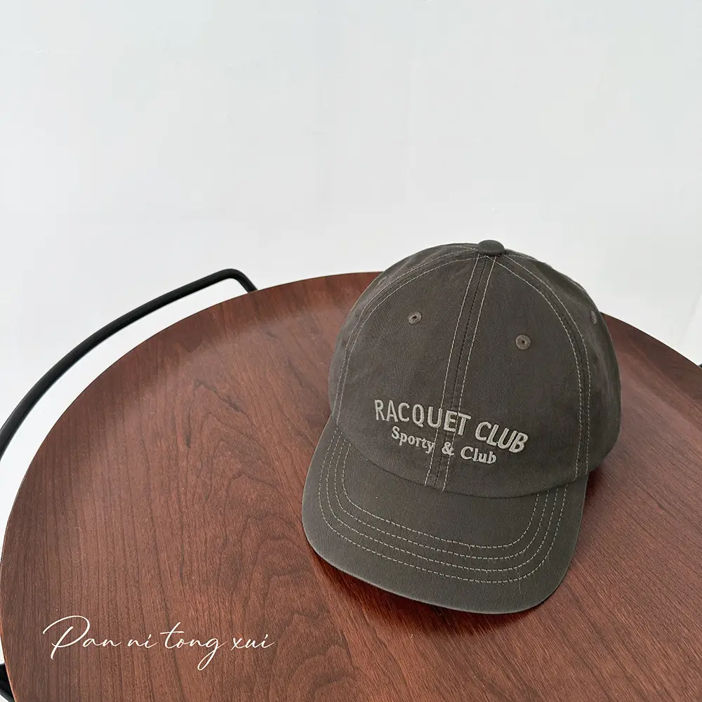 Vintage Letter Embroidered Baseball Cap for Men Women