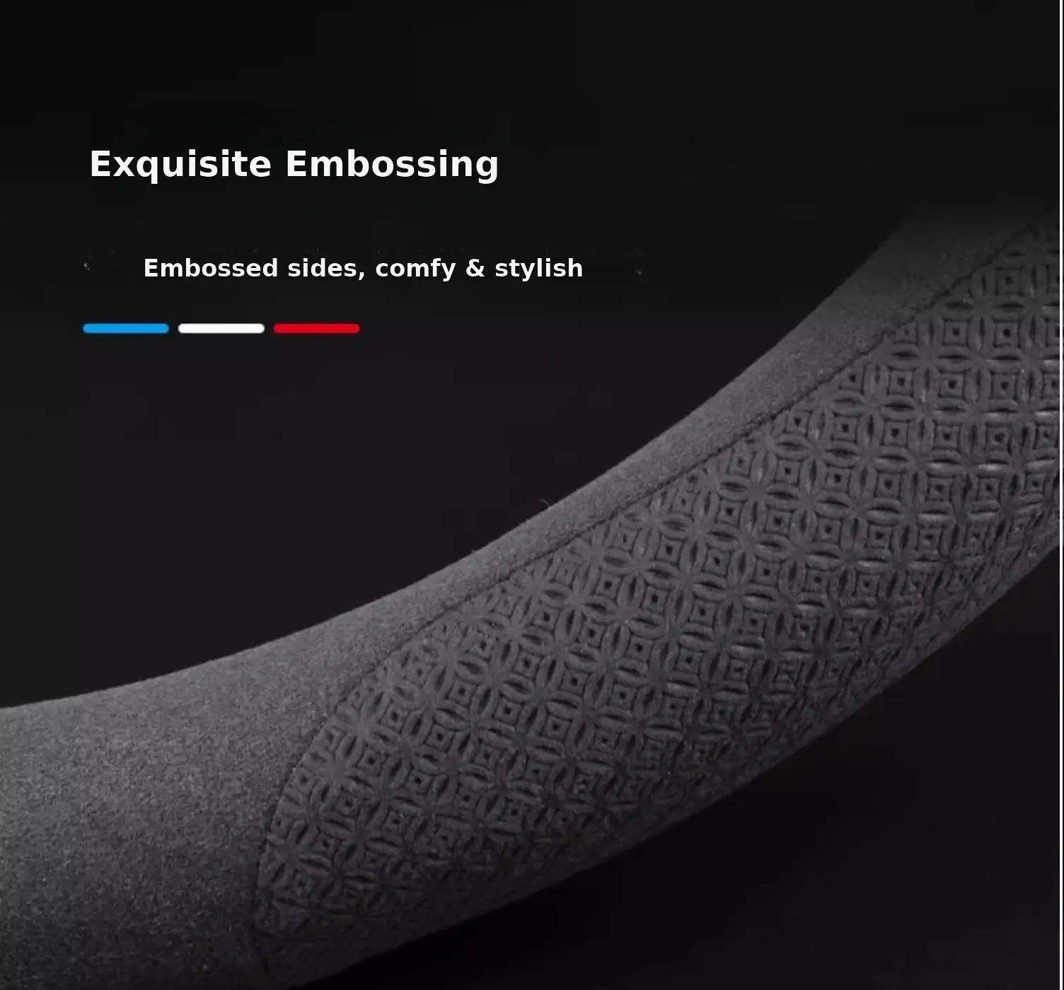 Hand-Free Leather Steering Wheel Cover for Galaxy L7 23/24 — feature 8