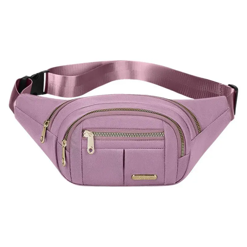 Women's Multi-Color Waist Bag with Water Proof Zip - Image 11