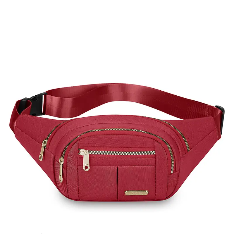 Women's Multi-Color Waist Bag with Water Proof Zip - Image 3
