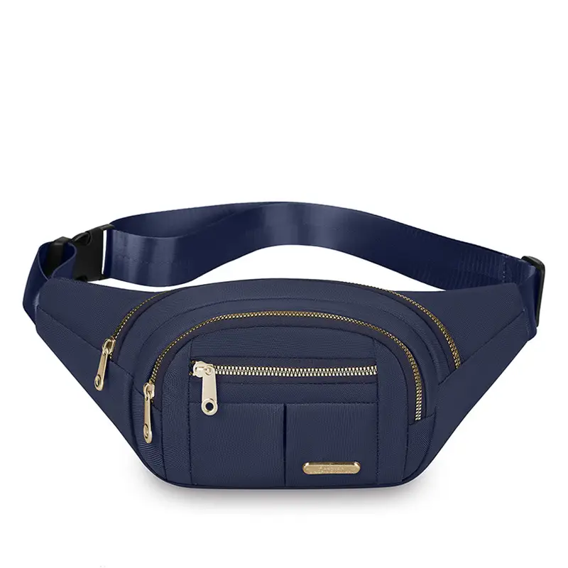 Women's Multi-Color Waist Bag with Water Proof Zip - Image 4