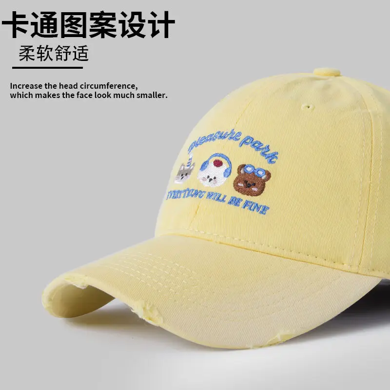 Japanese Cartoon Cap for Men Women Spring Casual Embroidery - Image 9