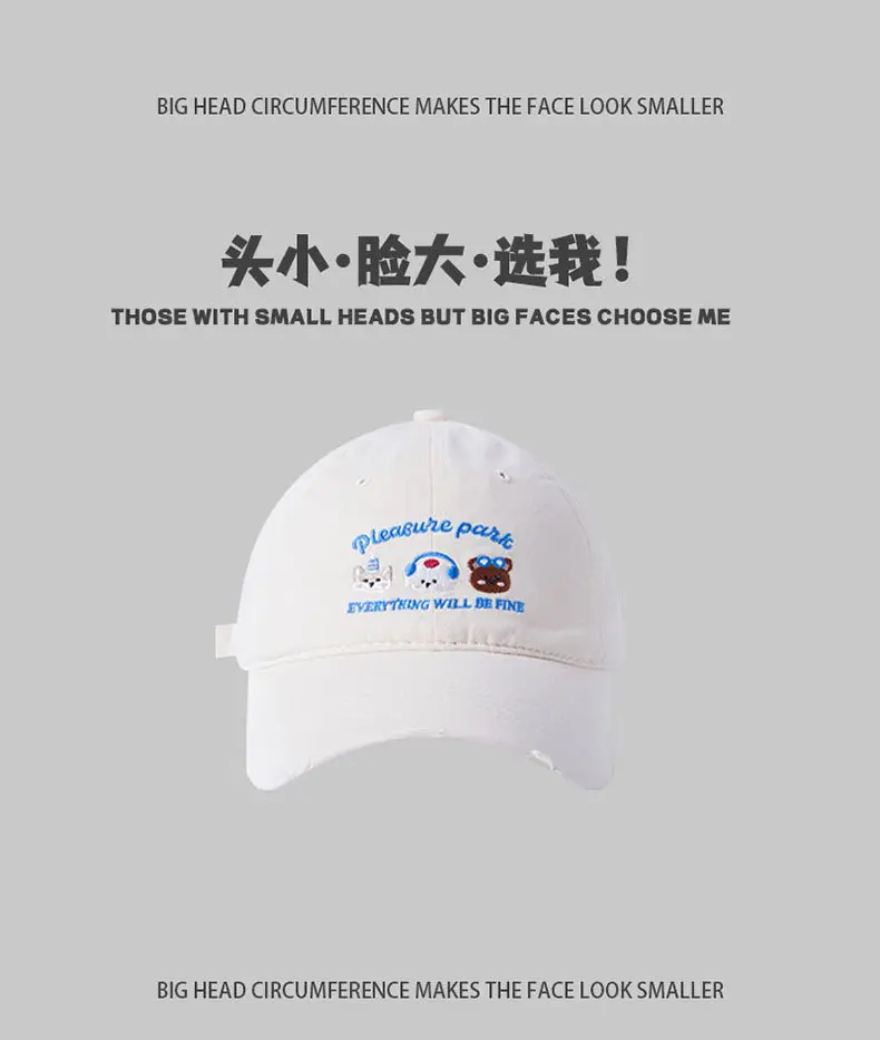 Japanese Cartoon Cap for Men Women Spring Casual Embroidery — feature 14