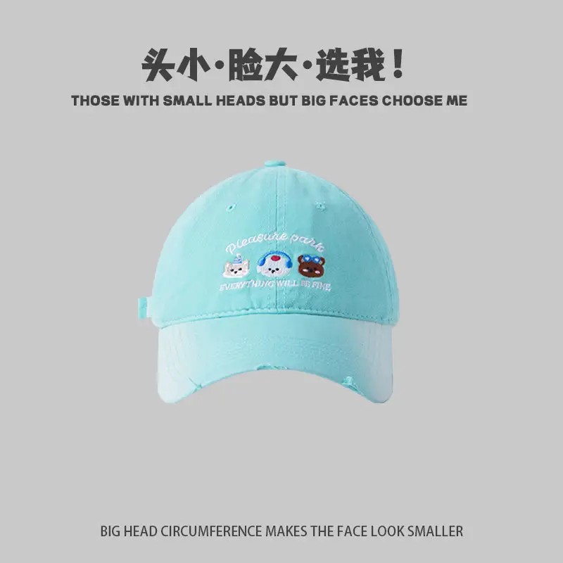 Japanese Cartoon Cap for Men Women Spring Casual Embroidery - Image 3