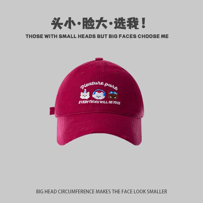 Japanese Cartoon Cap for Men Women Spring Casual Embroidery - Image 5