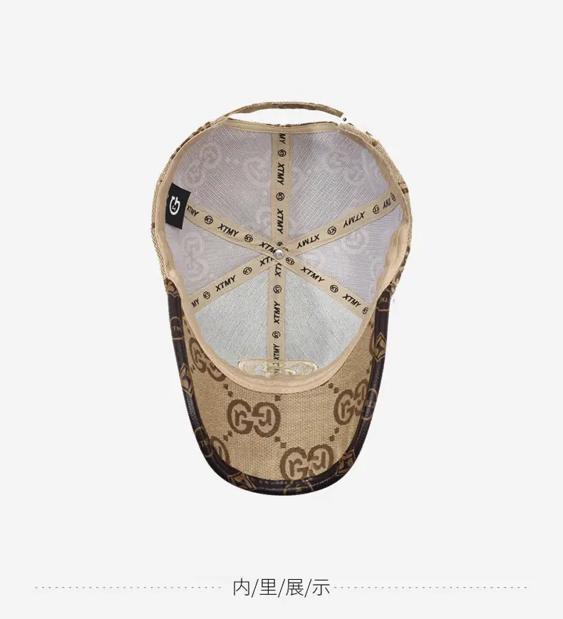 Gucci Men's Brown New Letter Baseball Cap — feature 13