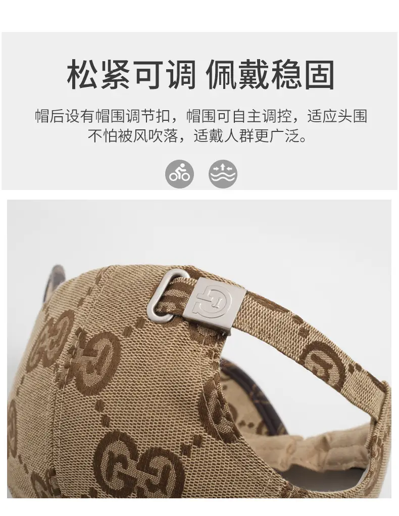 Gucci Men's Brown New Letter Baseball Cap — feature 4