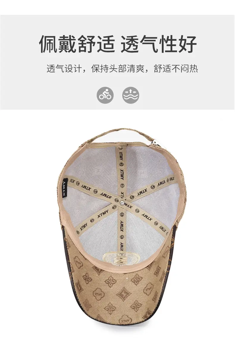 Men & Women Spring/Autumn Baseball Cap with Logo — feature 5