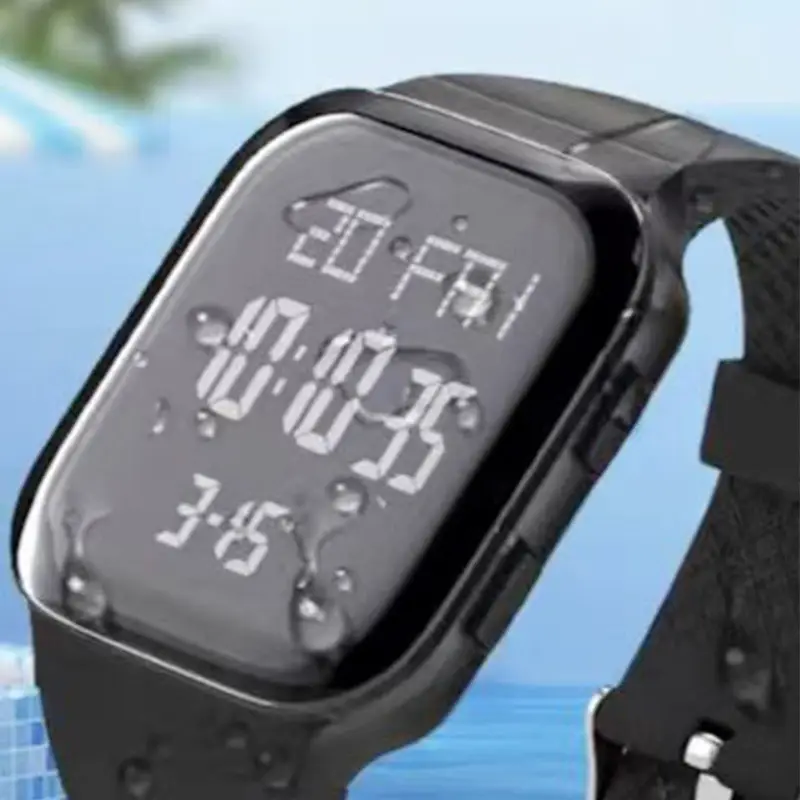 Digital Watch with Night Light & Alarm Clock - Image 4