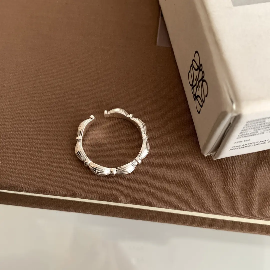 Ins Cool Style Ring Plainly Ring Finger Ring Simple Light Luxury High-grade Sense Ring Elegant All-match Stacked Open Ring — feature 6