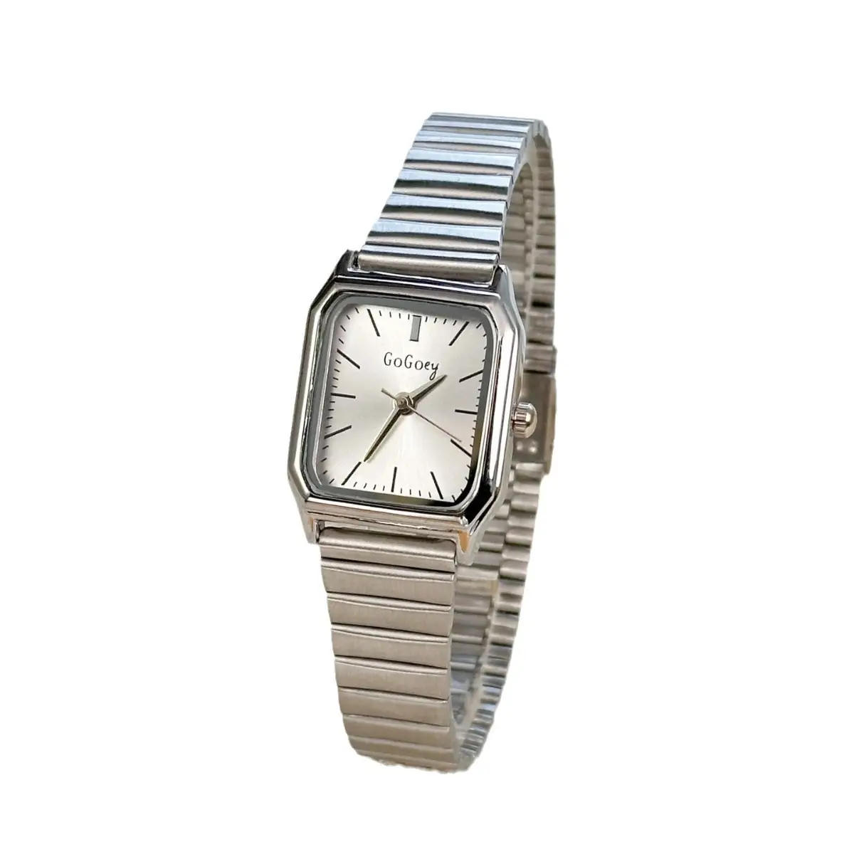 Women's Rose Gold Minimalist Watch with Steel Belt - Image 9