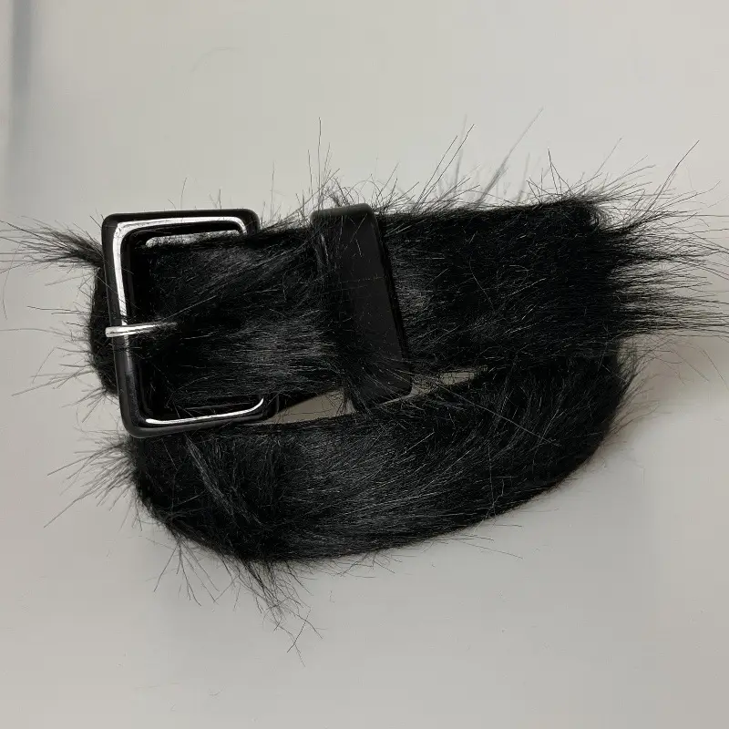 Cross-Border Dvn Furry Belt for Men Y2K Style