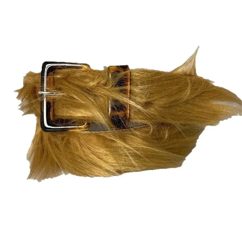 Cross-Border Dvn Furry Belt for Men Y2K Style