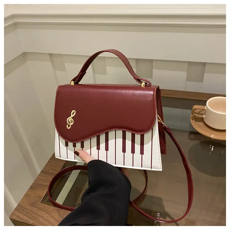 2024 New Women's Light Blue Crossbody Bag with Striped Design — feature 11