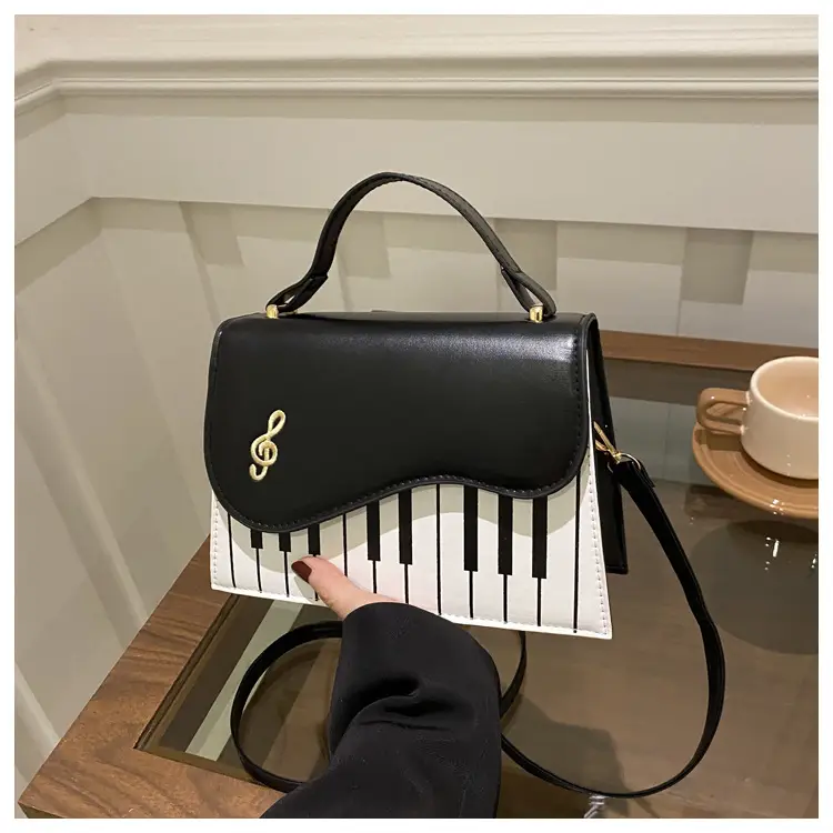 2024 New Women's Light Blue Crossbody Bag with Striped Design — feature 13