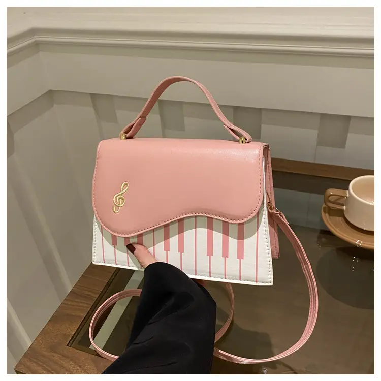 2024 New Women's Light Blue Crossbody Bag with Striped Design — feature 14