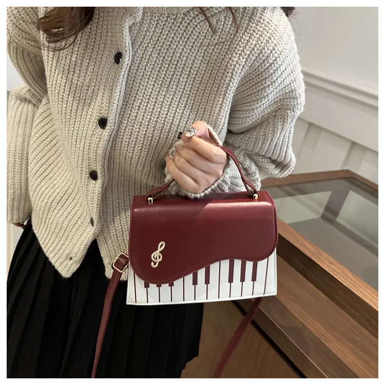 2024 New Women's Light Blue Crossbody Bag with Striped Design — feature 24