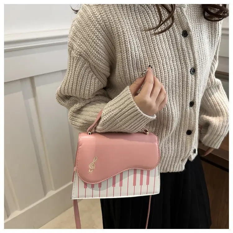 2024 New Women's Light Blue Crossbody Bag with Striped Design — feature 28