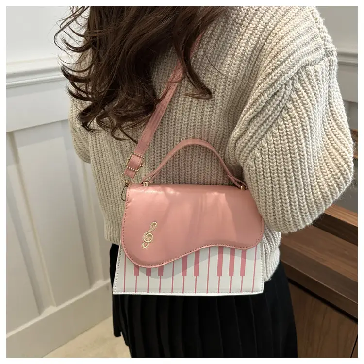 2024 New Women's Light Blue Crossbody Bag with Striped Design — feature 29