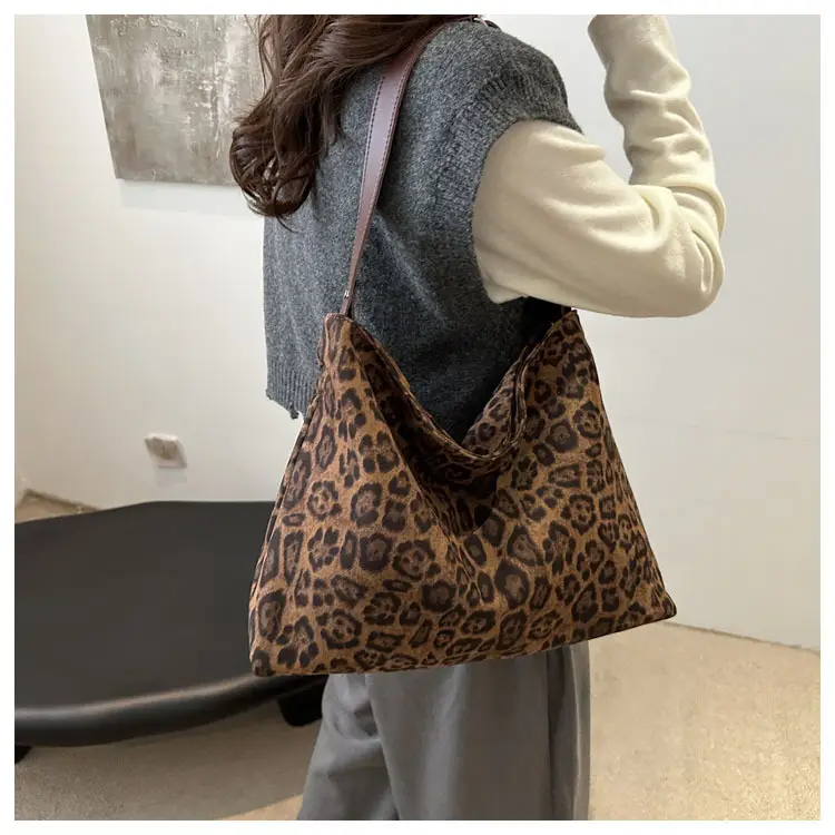 Women Leopard Print Large Capacity Shoulder Bag — feature 12