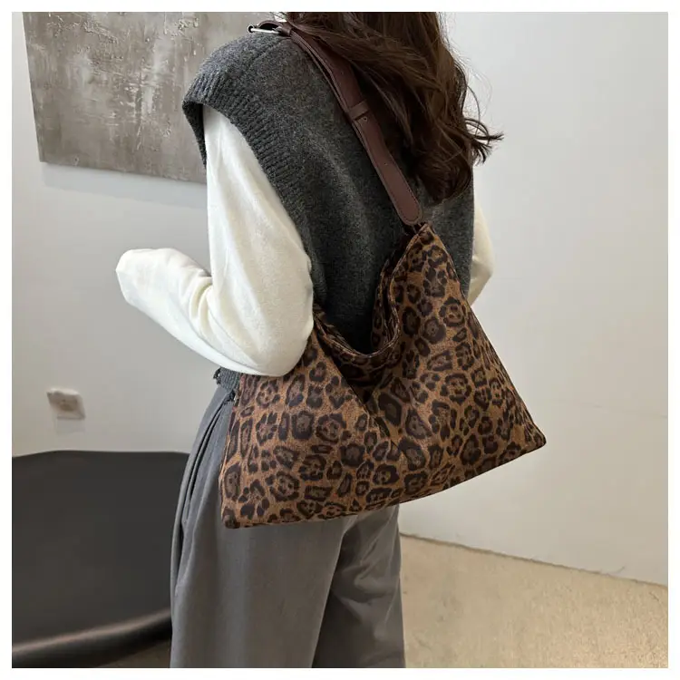 Women Leopard Print Large Capacity Shoulder Bag — feature 14