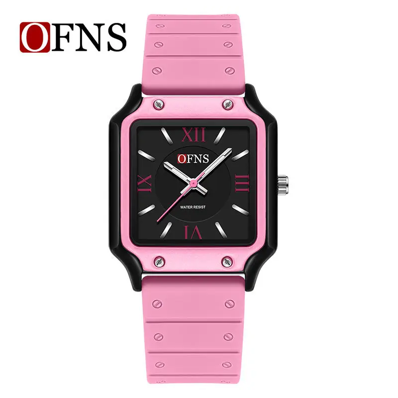O'FNS White Quartz Watch with Roman Scale - Image 10