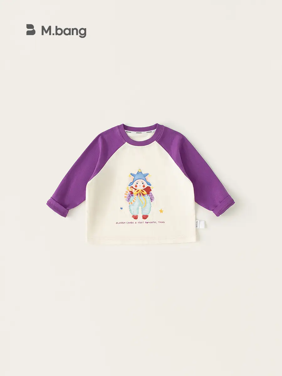 Girls Long Sleeve T-Shirt Pink Grey Cartoon Baby - Image 6