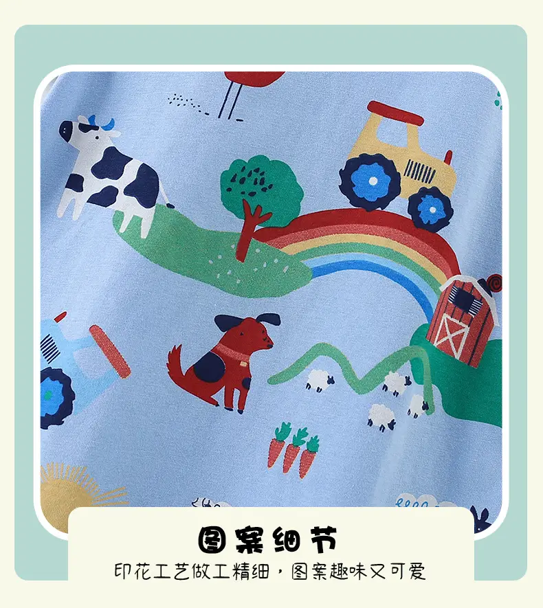 Malwee Boys T-Shirt Blue Cartoon Print Summer Wear — feature 8