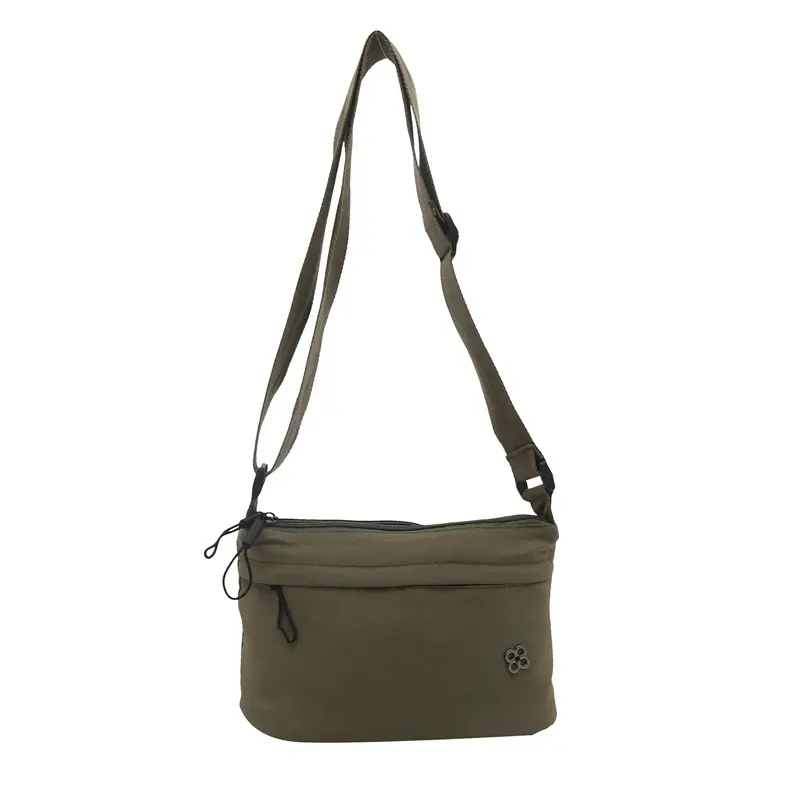 Japanese Style Water Repellent Shoulder Bag Yellow - Image 10