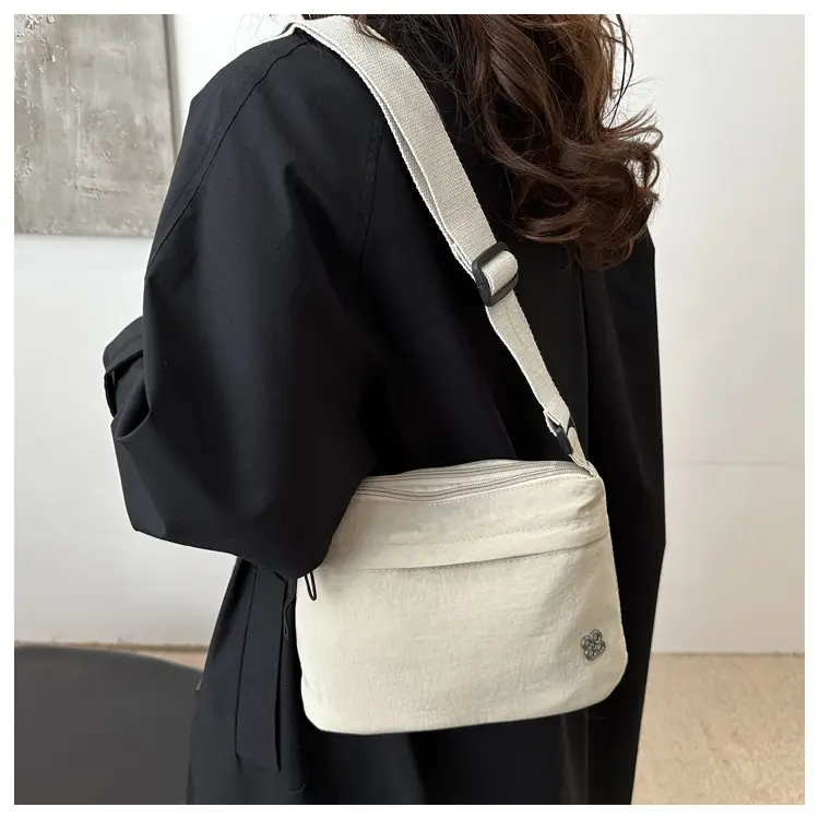 Japanese Style Water Repellent Shoulder Bag Yellow — feature 21