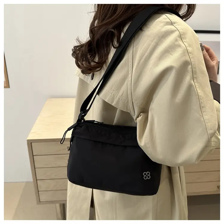 Japanese Style Water Repellent Shoulder Bag Yellow — feature 32